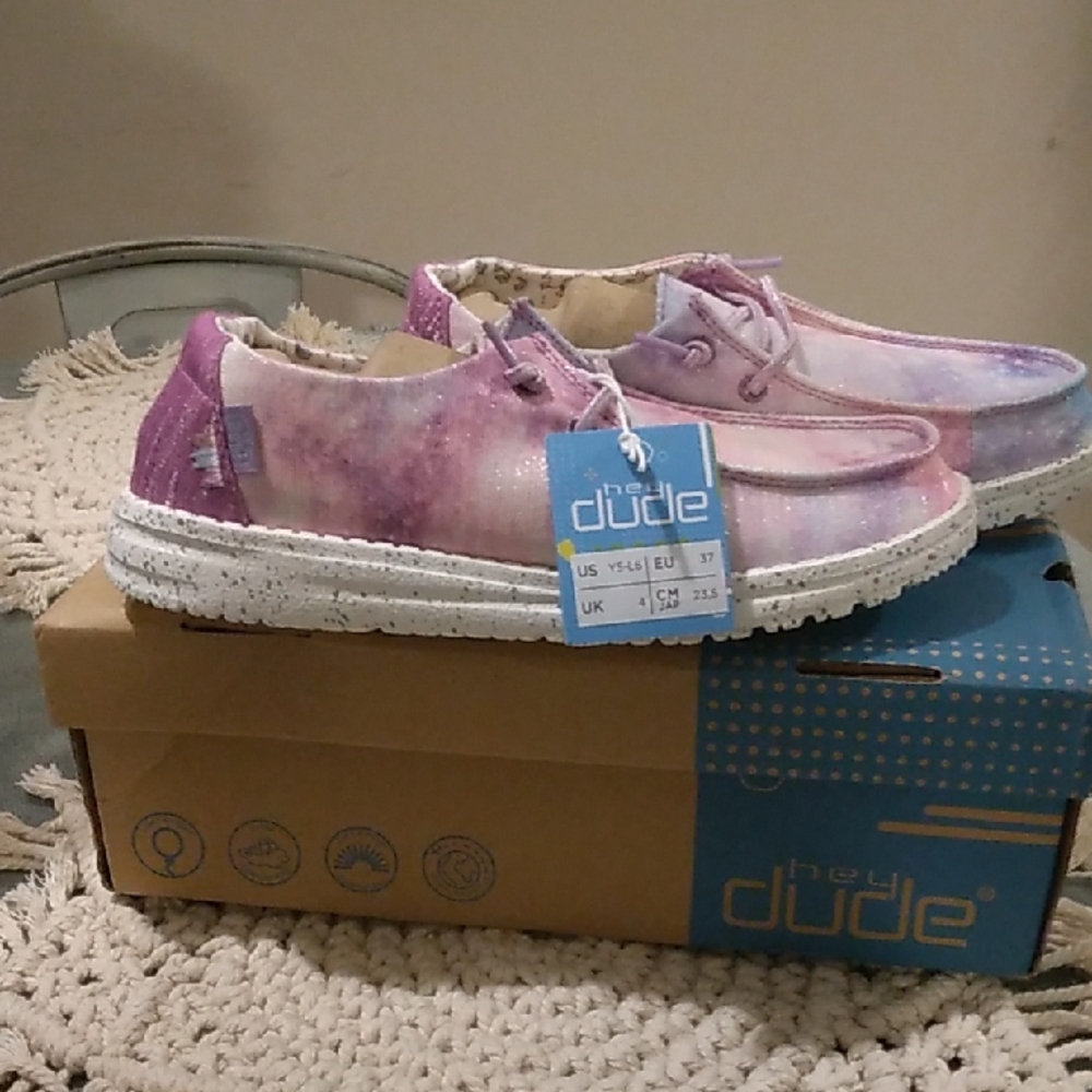 Hey Dude Wendy Youth Dreamer Unicorn Shoes Y5-L6